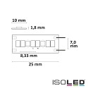 ISOLED LED CRI919 / 940 MiniAMP Flex strip, 12V, 15W, dynamic white, both sided cable with male plug, 120cm