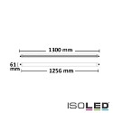ISOLED Linear LED luminaire with HF motion sensor, IP65 IK08, shockproof, 130cm, 36W 4000K 3760lm 180