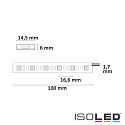 ISOLED LED AQUA RGB+W+WW Flex strip, 24V, 19W, IP68, 5in1 chip