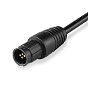 connection cable 4-pole, white