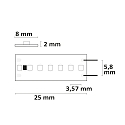 ISOLED LED CRI930 Linear ST8-Flex strip, 24V, 15W, IP20, warm white