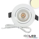 ISOLED recessed luminaire Slim68 MiniAMP IP40, dimmable 8W 850lm 3000K 45 45 CRI 92