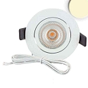 ISOLED Indbygningslampe Slim68 MiniAMP IP40, d�mpbar 8W 850lm 3000K 45� 45� CRI 92