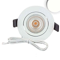 ISOLED Indbygningslampe Slim68 MiniAMP IP40, d�mpbar 8W 960lm 4000K 45� 45� CRI 92