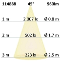 ISOLED Indbygningslampe Slim68 MiniAMP IP40, d�mpbar 8W 960lm 4000K 45� 45� CRI 92