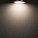 ISOLED Downlight flad, d�mpbar IP42, s�lv d�mpbar