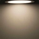 ISOLED Downlight flad IP42, hvid 