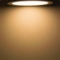 ISOLED Downlight flad IP42, s�lv 