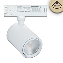 3-faset spot 42W - 20�-70� FRUIT ON-OFF omskiftelig, fokuserbar, kardanisk drejning IP20, hvid mat 