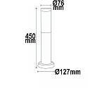 ISOLED P�lelampe cylindrisk E27 IP44, d�mpbar