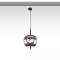Pendel INFINITY SMOKY GLASS 30 1-flamme E27 IP20, sort d�mpbar