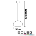 ISOLED Pendel INFINITY OVAL 1-flamme, rund E27 IP20, dmpbar