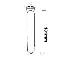 ISOLED Dekorativ gl�delampe VINTAGE LINE SPIRALHUB omskiftelig E27 3,8W 200lm 2200K 360� CRI >90 
