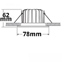 ISOLED V�gindbygningslampe SYS-68 MINIAMP stiv IP65, sort d�mpbar