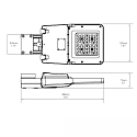 Standerlampe STREET LIGHT GR30 firkantet, st�dsikker IP66