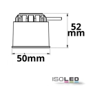 ISOLED LED modul HCL SUNSET 5-polet, RGBW 8W 490lm RGB + 3000K 60 CRI 90-100 dmpbar