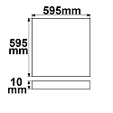 ISOLED LED panel BACKLIGHT LINE 625 til VDU-arbejdsstation, d�mpbar 36W 3800lm 4000K 120� 120� CRI 90-100