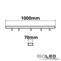 ISOLED baldakin INFINITY LONG BLACK 4 4-fold, lang
