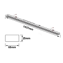 ISOLED Lysb�nd system FAST FIX LINEAR SYSTEM IP54 MODULE DALI styrbar IP54, hvid d�mpbar