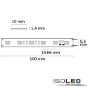 ISOLED LED Strip CRI90 SUNSET FLEX DTW PWM Dim-To-Warm white