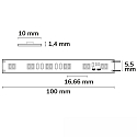 ISOLED LED Strip CRI90 SUNSET FLEX DTW PWM Dim-To-Warm hvid