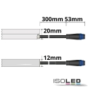 ISOLED fully siliconised LED strip NEONPRO FLEX 1220 2-pole white