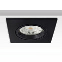 mounting frame GU10/MR16 square, with lamp socket, black