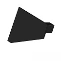 Endkappe EC110L (CORNER18) venstre, s�t med 1, lukket, sort