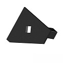 Endkappe EC111L (CORNER18) venstre, s�t med 1, med kabelhul, sort