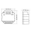ISOLED controller DALI MASTER PUSH - 1 ADDRESS / GROUP digital DALI dimming output