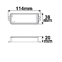 ISOLED D�mper SYS-PRO RGB+CCT - PWM RADIO CCT Switch, RGB, ZigBee styrbar, 5 kanal, Sys-Pro styrbar