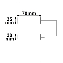 ISOLED junction box 0.5-2.5MM�, MAX. 450V/16A 3-pole, wired through