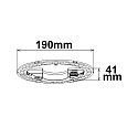 ISOLED LED modul EXCHANGE MODULE CCT DIM - � 19.0CM rund, med afbryder, CCT Switch