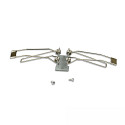 Monteringsbeslag TRACK48 RECESSED s�t med 4, rustfrit st�l