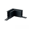 hj�rnestik CORNER 90� HORIZONTAL - TRACK48 RECESSED isoleret, mekanisk, vandret, sort