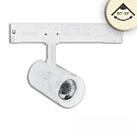 3-faset spot 12W - 20�-55� (DALI) stiv, DALI styrbar, fokuserbar IP20, d�mpbar