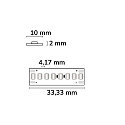 ISOLED LED Strip HEQ927 HIGH BRIGHT 240LED/M 140LM/W 2-polet hvid