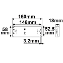ISOLED LED driver IP20 - 48V - 0-60W SELV flad, konstant sp�nding, omskiftelig