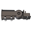 fastg�relse af mast STREET LIGHT EM 145, grey-brun