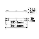 ISOLED Transformer ULTRASLIM IP20 - CCT PWM 24V/DC - 0-60W - PUSH/DALI-2 DT8 - SELV DALI styrbar, 2 kanal, konstant sp�nding, smal