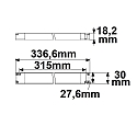 Transformer ULTRASLIM IP20 - CCT PWM 24V/DC - 0-100W - PUSH/DALI-2 DT8 - SELV DALI styrbar, 2 kanal, konstant sp�nding, smal
