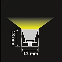 ISOLED Fuldt silikoniseret LED-strip NEONPRO RGB CUSTOM B13H13 RGB