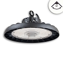 hall spot FL2 200W DALI DIM 90� DALI controllable IP65, black dimmable
