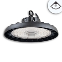 hall spot FL2 200W DALI DIM 90� DALI controllable IP65, black dimmable