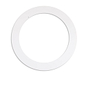 adapter INNER � 20.1CM / OUTER � 28.7CM rund, med bladfjedre, perforeret, hvid