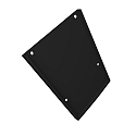 Endkappe EC113 (LAMP30 V1+V2 / U-COVER63) s�t med 2, sort