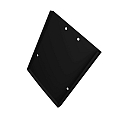 Endkappe EC115 (LAMP40) s�t med 2, med d�ksel, sort