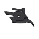 Monteringsbeslag 3PH-TRACK S1 / 24MM ODENWALD GRID, sort