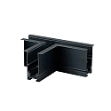 T-forbindelse CORNER 90� HORIZONTAL - TRACK48 RECESSED isoleret, mekanisk, vandret, sort