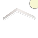 Skinne spot CORNER 90� HORIZONTAL - TRACK48 (DALI) stiv, DALI styrbar, vandret, prismatisk IP20, hvid d�mpbar